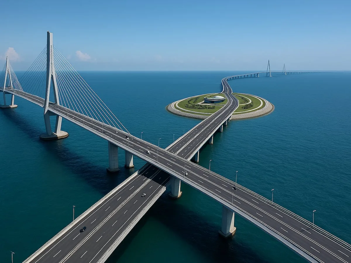 China inaugura autopista marítima de 24 kilómetros entre Shenzhen y Zhongshan