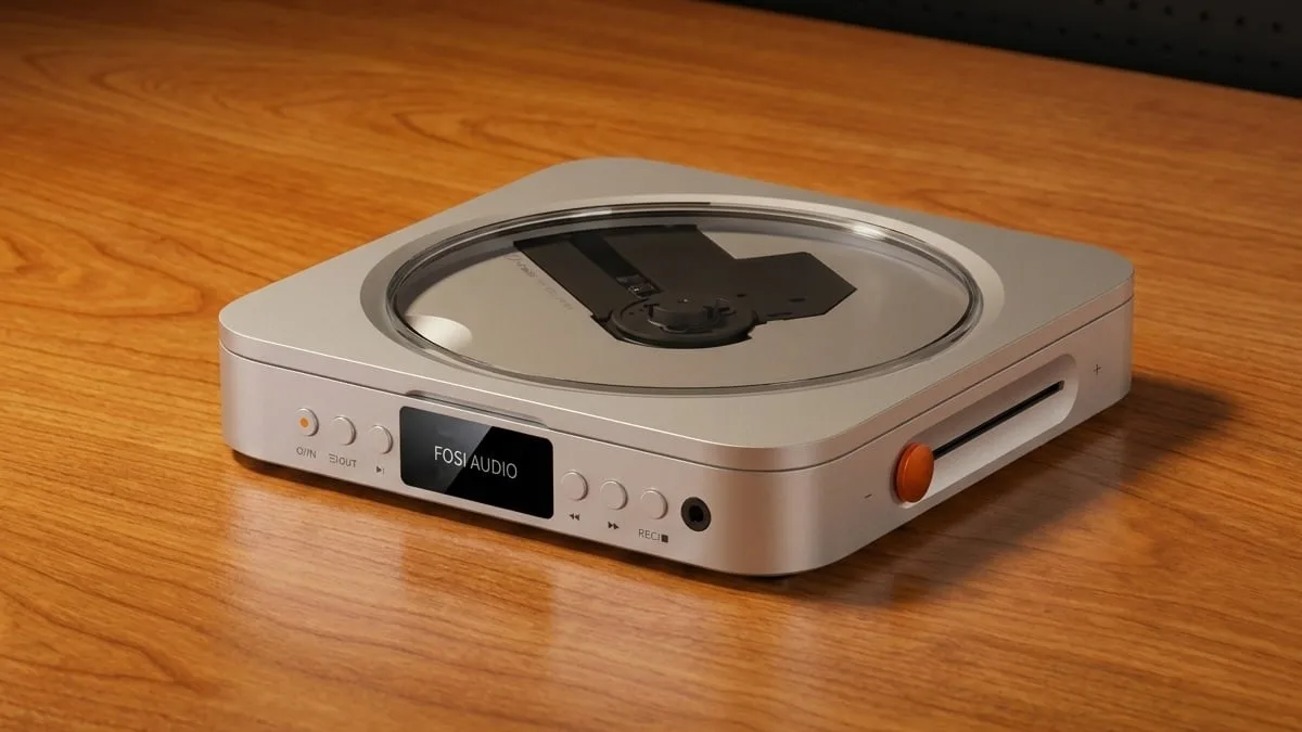 Fosi Audio Merak: el reproductor de CD que rescata el formato físico con tecnología moderna