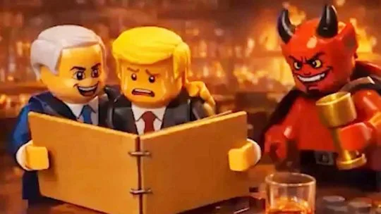 Irán utiliza animaciones tipo Lego para difundir propaganda bélica en redes sociales